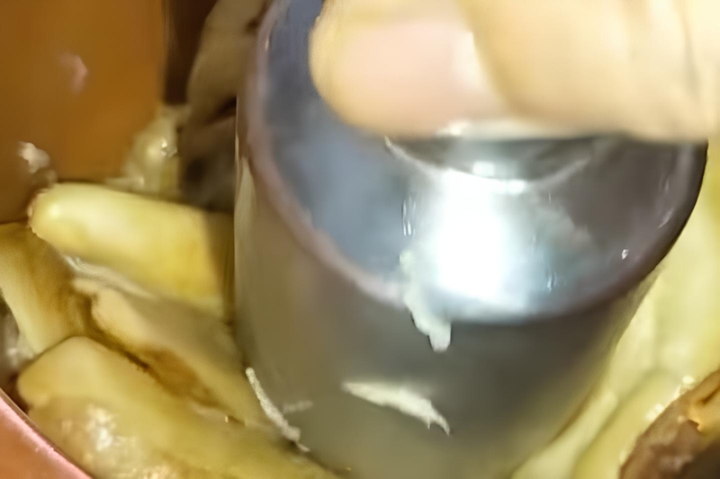 cách làm chà bông chay từ nấm hình 9