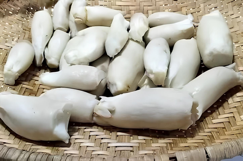 cách làm chà bông chay từ nấm hình 4