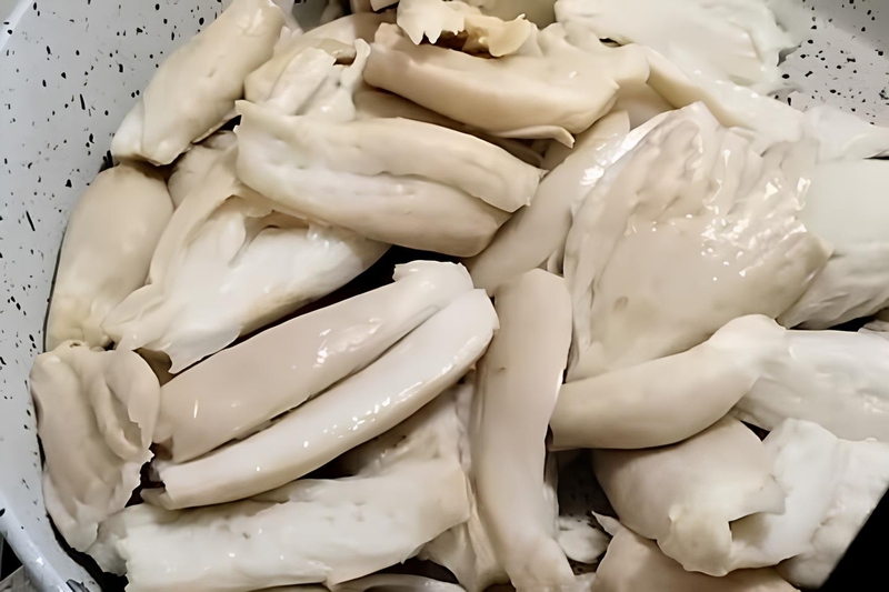 cách làm chà bông chay từ nấm hình 6