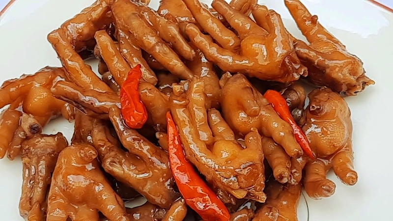 cách làm chân gà ngâm xì dầu 6