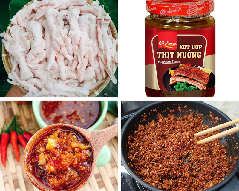 chân gà rút xương nướng 1