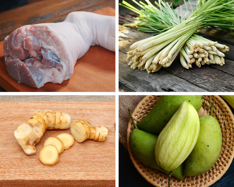 cách làm chạo chân giò 1