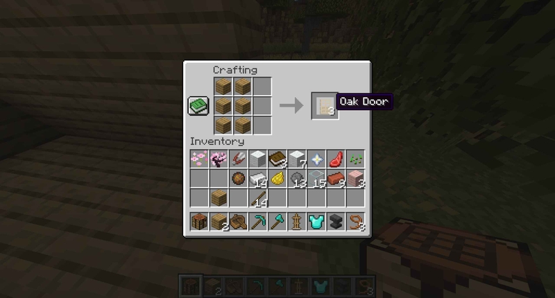 cách làm cửa trong Minecraft hình 1