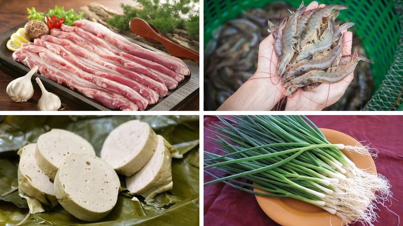 cách làm cuốn hành Thủy Nguyên 1