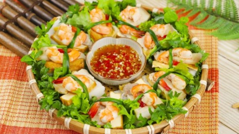 cách làm cuốn hành Thủy Nguyên 5