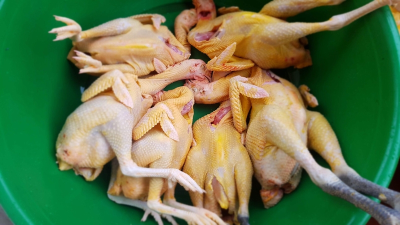 cách làm gà nướng đất sét 3