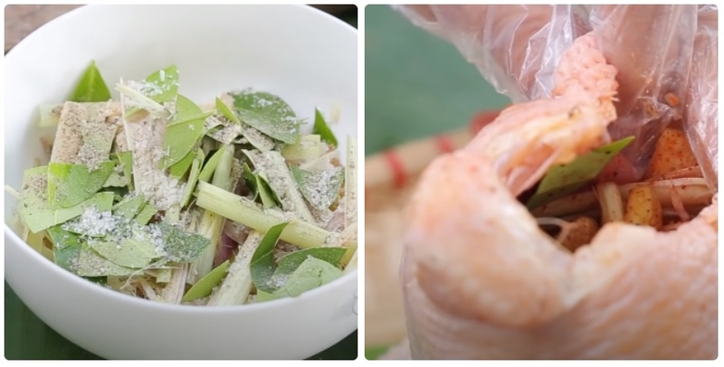 cách làm gà nướng đất sét 6