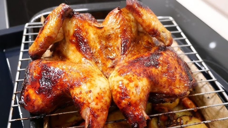 cách làm gà nướng muối sả 5