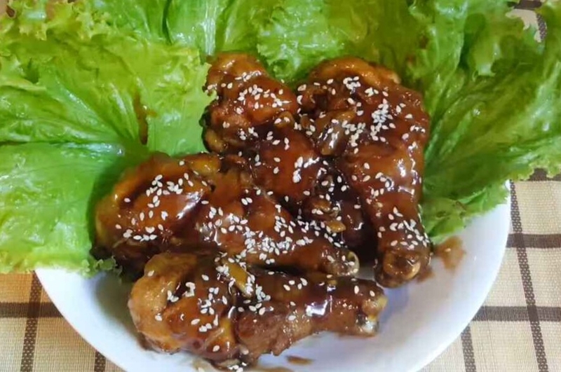 cách làm gà rán mật ong hình 9