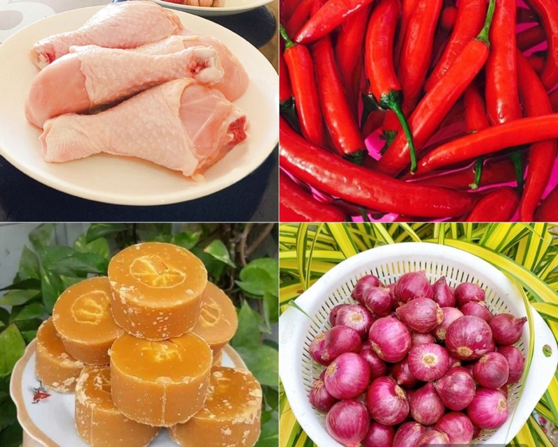 Chuẩn bị nguyên liệu