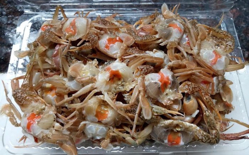 cách làm ghẹ sữa rang me 5