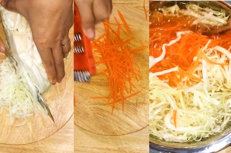 Sơ chế các nguyên liệu còn lại