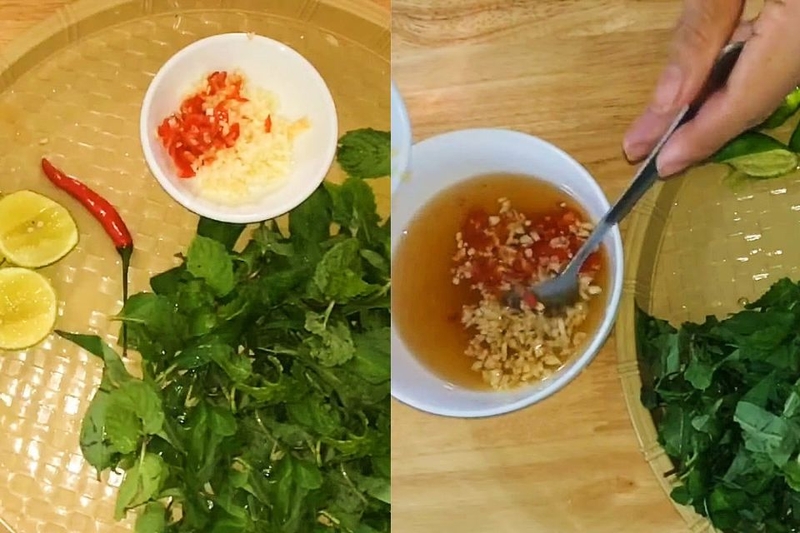 Làm nước mắm trộn gỏi