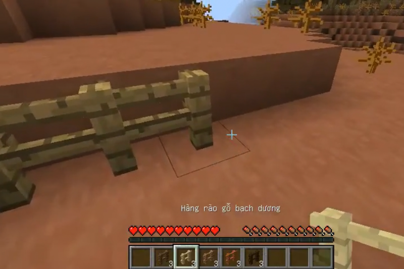 Cách làm hàng rào trong Minecraft (9)