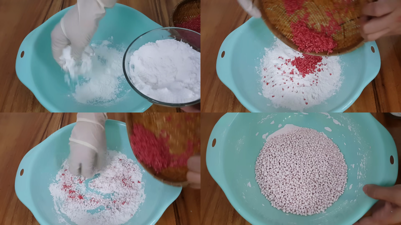 Bước 3: Lắc hạt lựu