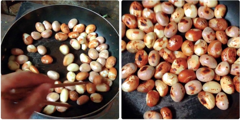 cách làm hạt mít rang muối ớt 5