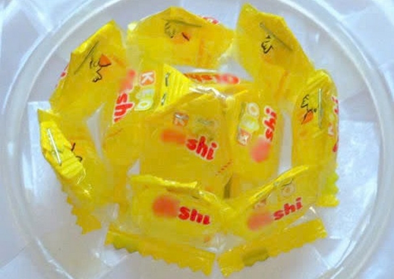 Cách làm hoa sen bằng kẹo oishi ảnh 4