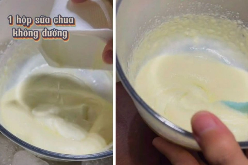 Bước 2: Làm kem