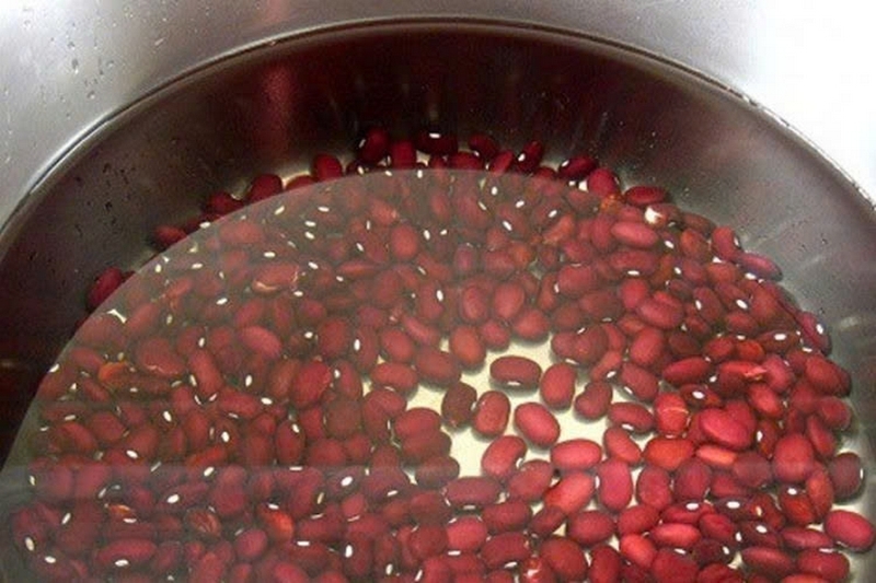 cách làm kem đậu đỏ 2