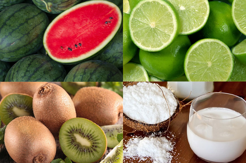 Cách làm kem dưa hấu kiwi (hình 1)