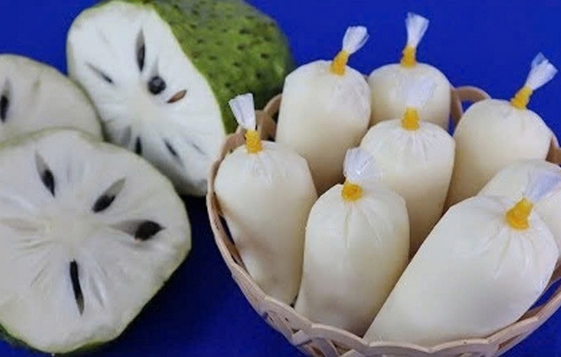 cách làm kem mãng cầu ảnh 3