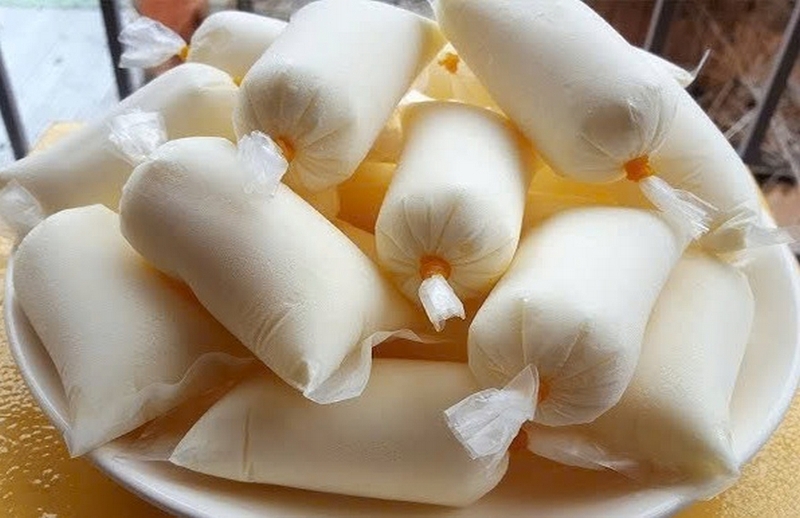 cách làm kem sữa chua túi ảnh 6