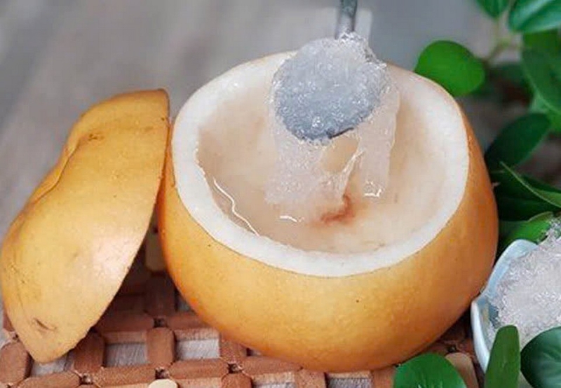 cách làm lê hấp mật ong ảnh 1