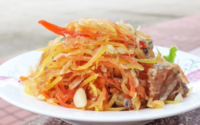 cách làm mắm thái cá lóc 8
