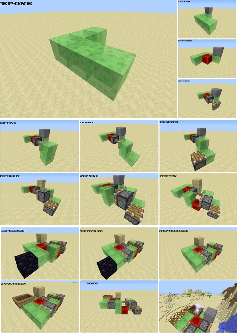 Cách làm máy bay trong Minecraft 3