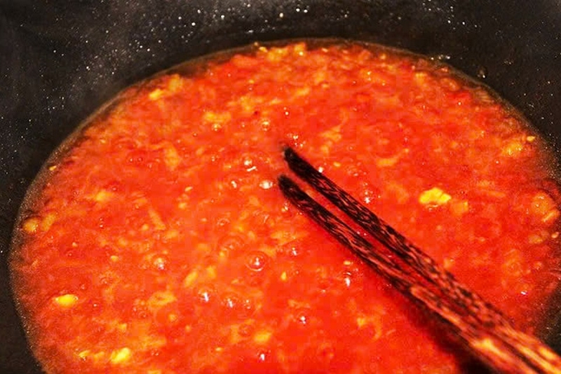 cách làm mỳ Spaghetti thịt bò sốt cà chua ảnh 4
