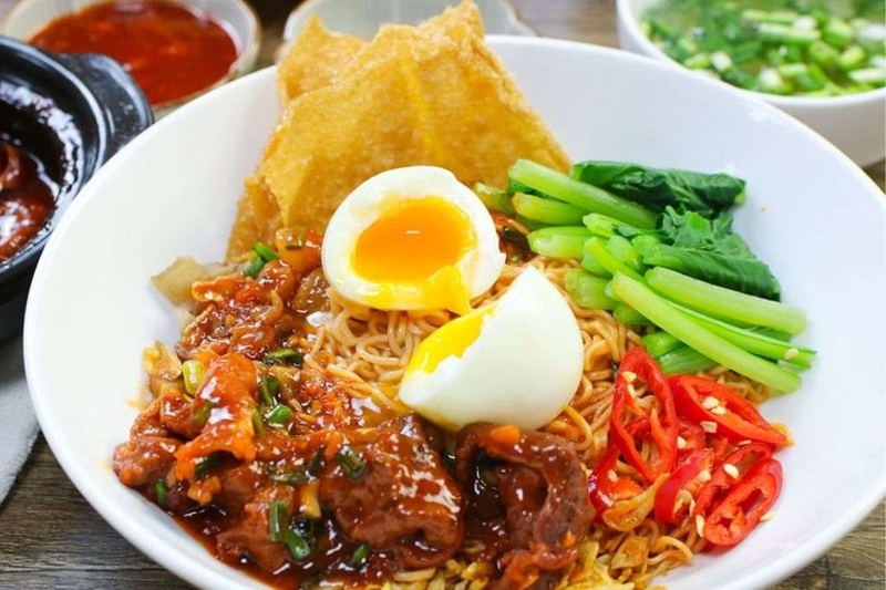 cách làm mì trộn chua cay 2