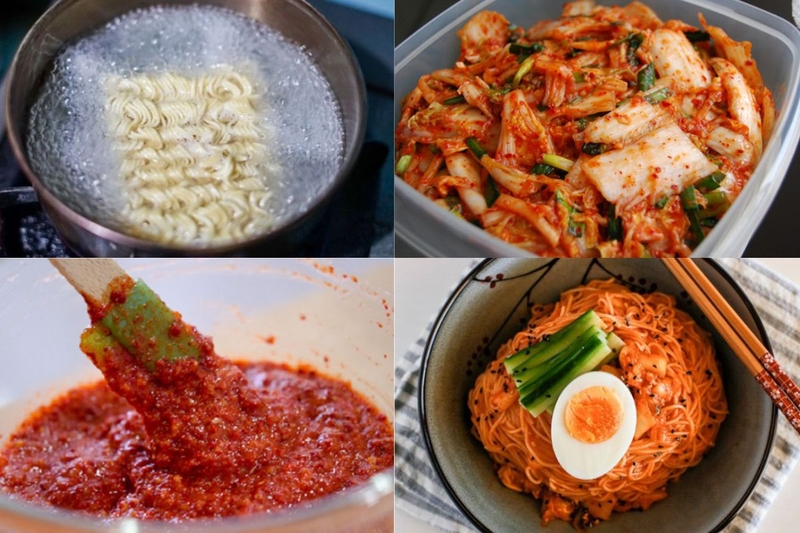 cách làm mì trộn chua cay 3