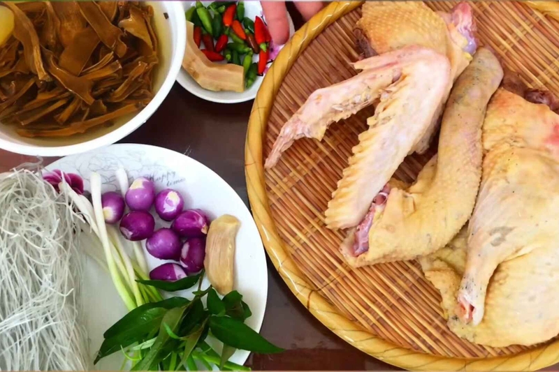 cách làm miến vịt măng khô hình 1
