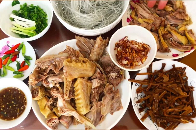 cách làm miến vịt măng khô hình 9