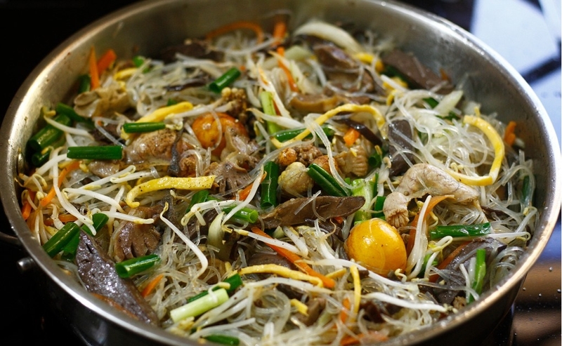 Cách làm miến xào lòng mề gà 8