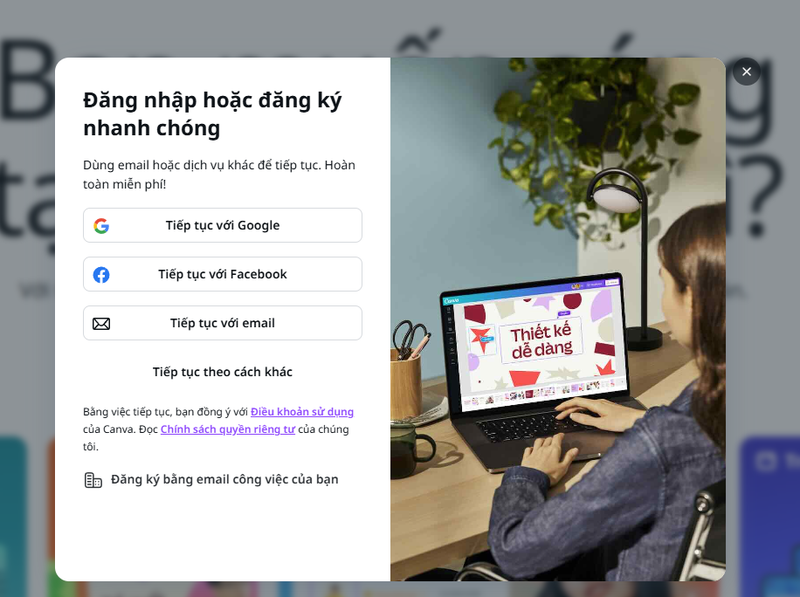 Cách làm mờ ảnh trong Canva 2