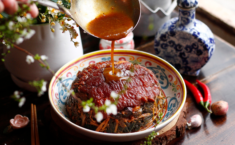 cách làm món khâu nhục Lạng Sơn 8