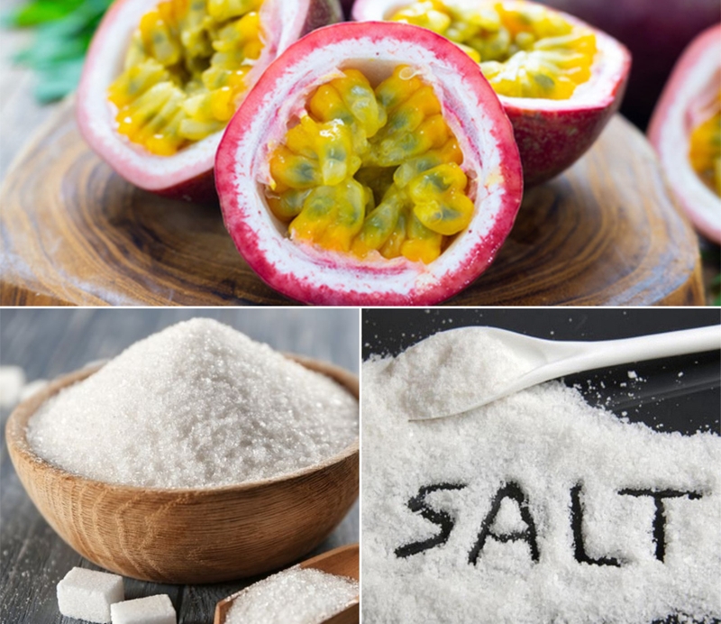 Nguyên liệu cần chuẩn bị để làm mứt vỏ chanh dây