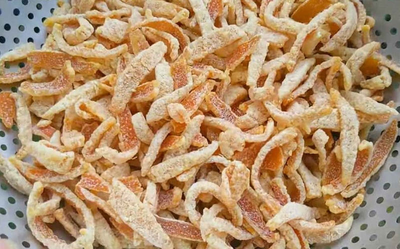 cách làm mứt vỏ quýt 10