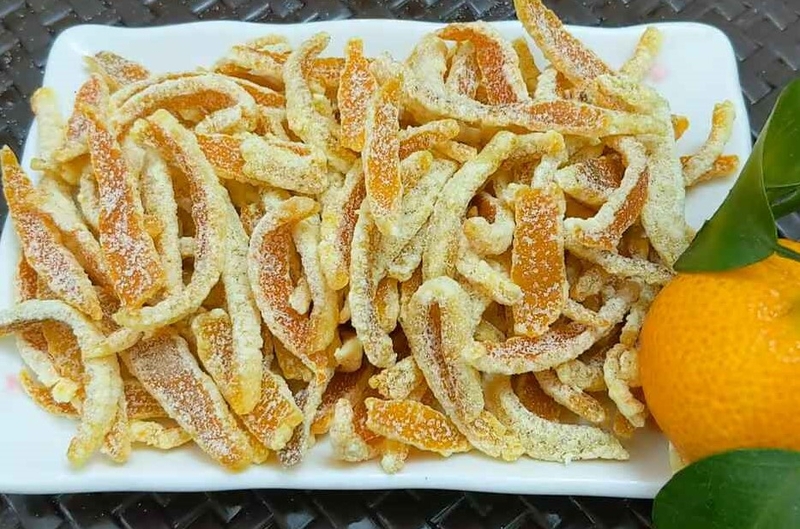 cách làm mứt vỏ quýt 11