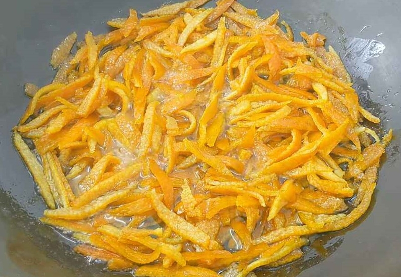 cách làm mứt vỏ quýt 7