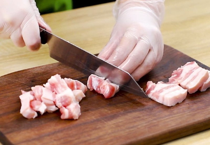 cách làm rau càng cua trộn trứng 1