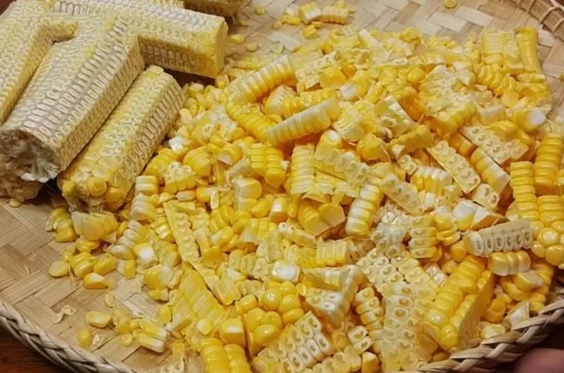 Cách làm rau câu sữa bắp 2
