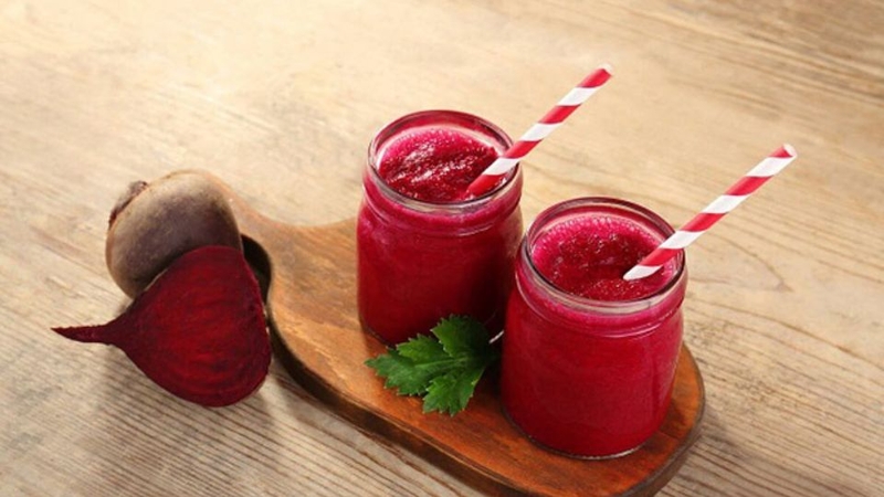 Sinh tố củ dền nguyên chất