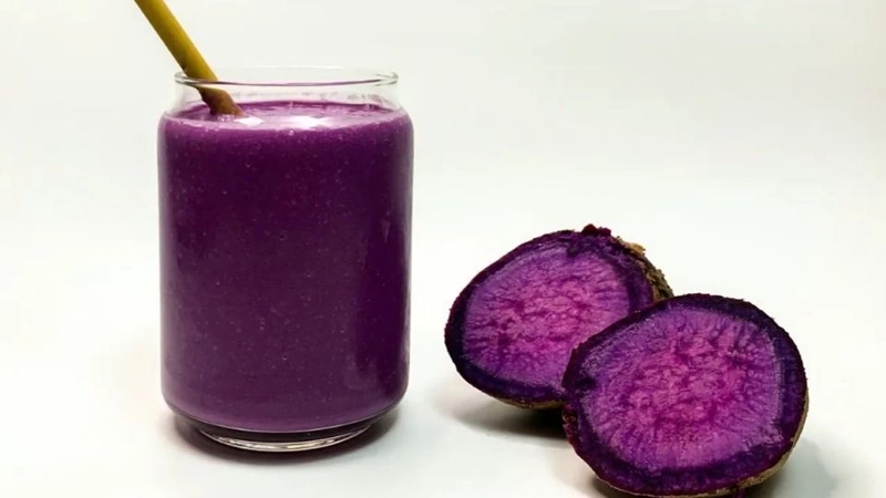 Sinh tố khoai lang tím