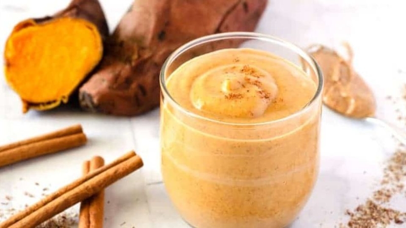 Sinh tố khoai lang mật