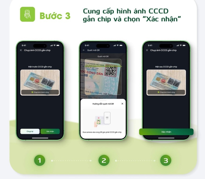 cách làm sinh trắc học ngân hàng VCB hình 12