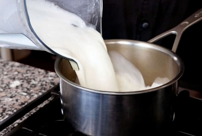 Cách làm sữa hạt thông ảnh 4