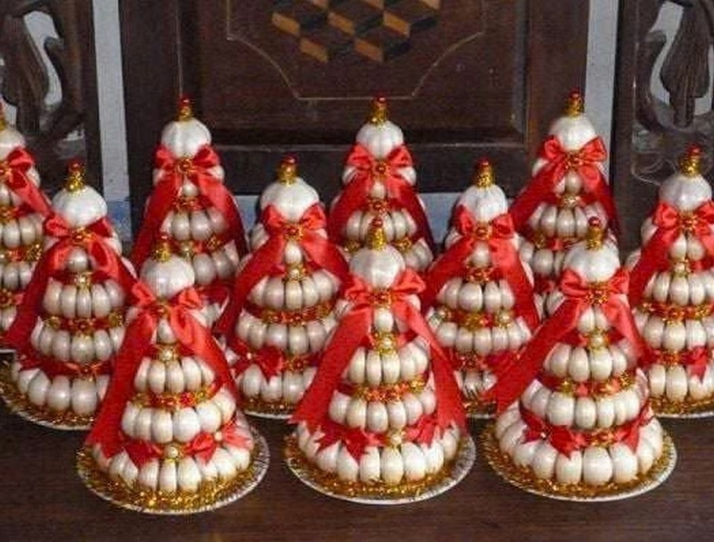 cách làm tháp tỏi ảnh 4
