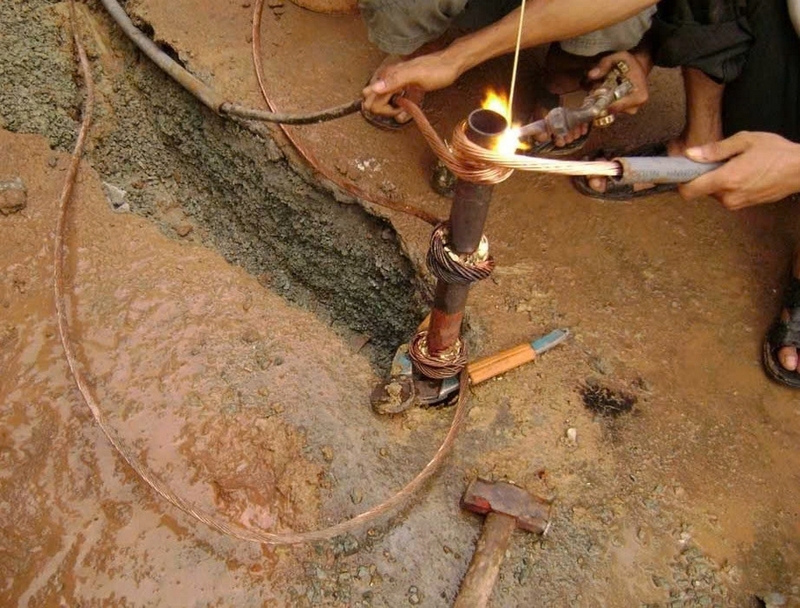 cách làm tiếp địa chống giật ảnh 4